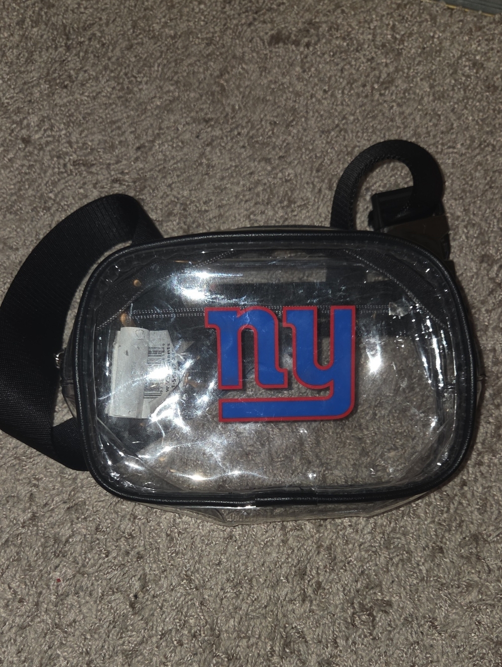 New York Giants Clear Fanny Pack with 'NY' Logo